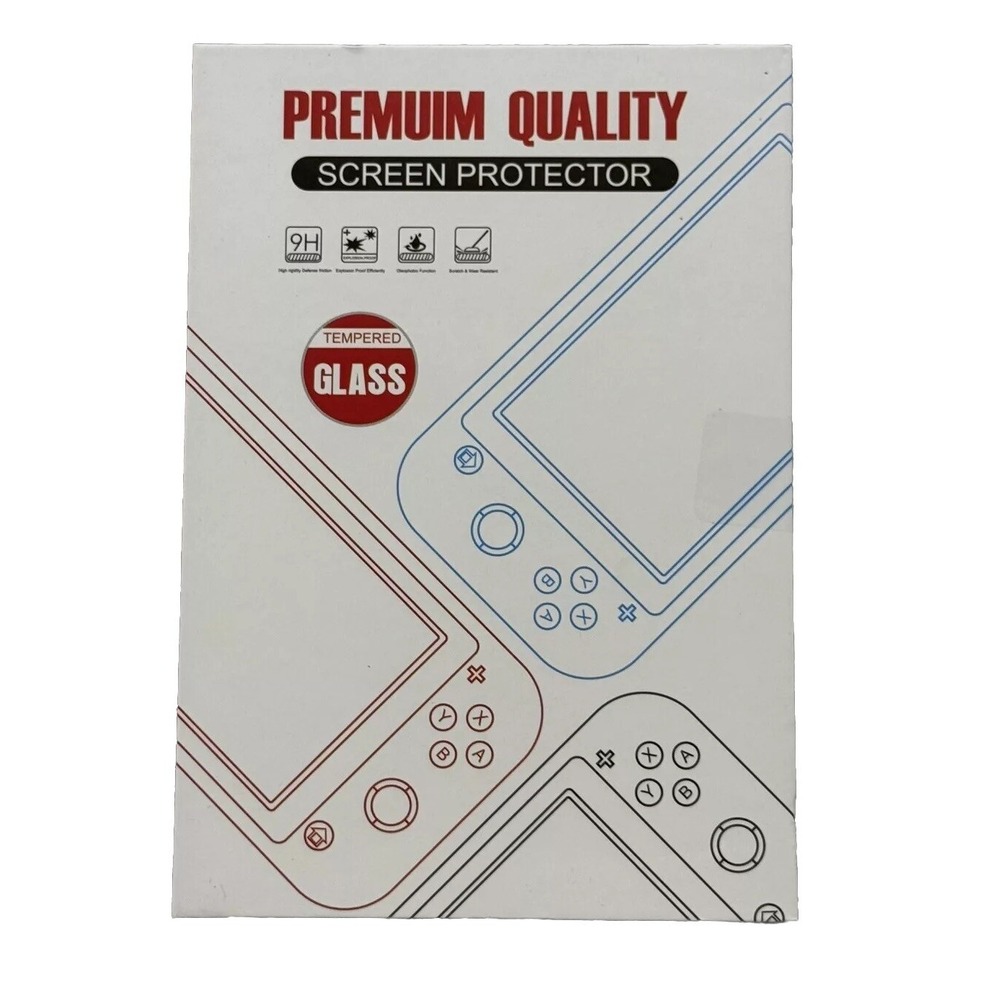 Tempered Glass Film Cover Saver Screen Protector Nintendo Switch Screen 5 pack
